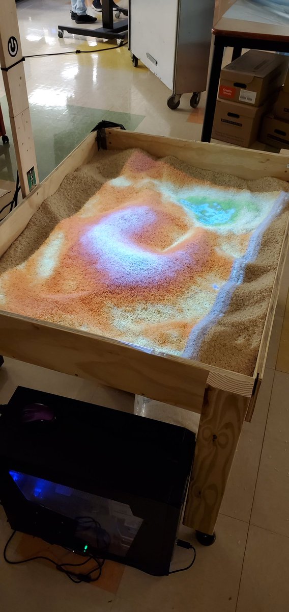 MrCarrScience's tweet image. Set up the Interactive topography table at the science fair! The kids and parents are amazed and are loving it! Great idea @petillo_cynthia!

@BRCMS_Principal @BocaRatonMiddle