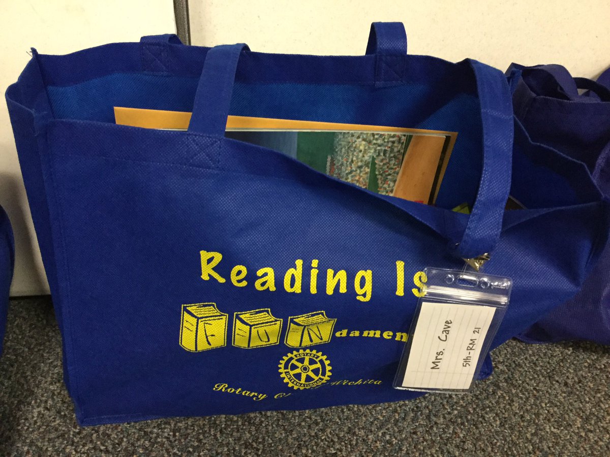 We have picked out our new books and written thank you notes. Now we (and the book bags) are waiting and ready for the Wichita Rotary Club to come next Tuesday morning to read to us and hand back our new book to take home! <a href="/LOuvertureElm/">L'Ouverture Elem.</a> , <a href="/usd259libraries/">usd259libraries</a> <a href="/RotaryWichitaDT/">Rotary Club of Wichita</a>