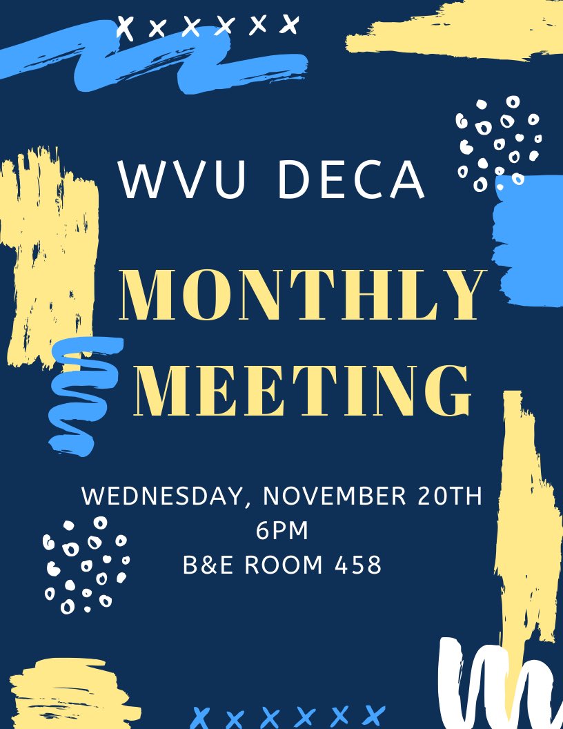 🔷 Ｎｅｘｔ Ｍｅｅｔｉｎｇ 🔷

Join us in B&amp;E room 458 Nov. 20th @ 6pm!

It will be the last day to turn in dues! 

See ya there 🤗