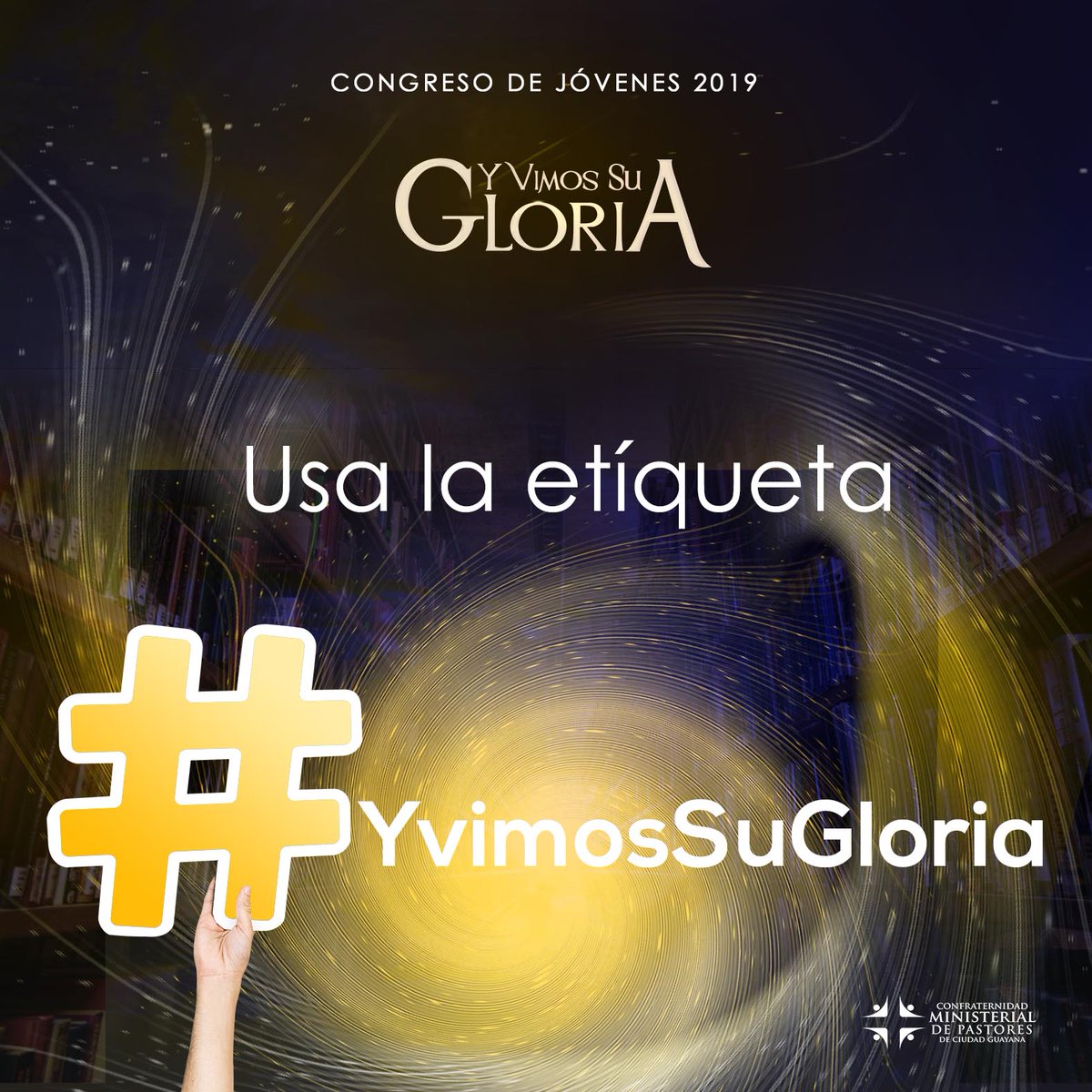 CMPGuayana's tweet photo. Interactúa con nosotros en nuestro Congreso de Jóvenes "Y vimos su gloria". ¡Noche de gran expectativa! CongresoDeJóvenes #YvimosSuGloria https://t.co/pANNd0uEc5