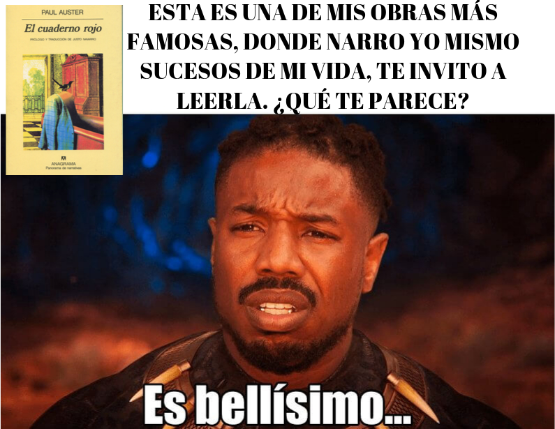 PaulAuster14's tweet photo. @gustavomizraim
 #LiteraturaUniversalenRedes #NyluxenTwitter #SoyPurezadeMaría https://t.co/lCANmxj08d
