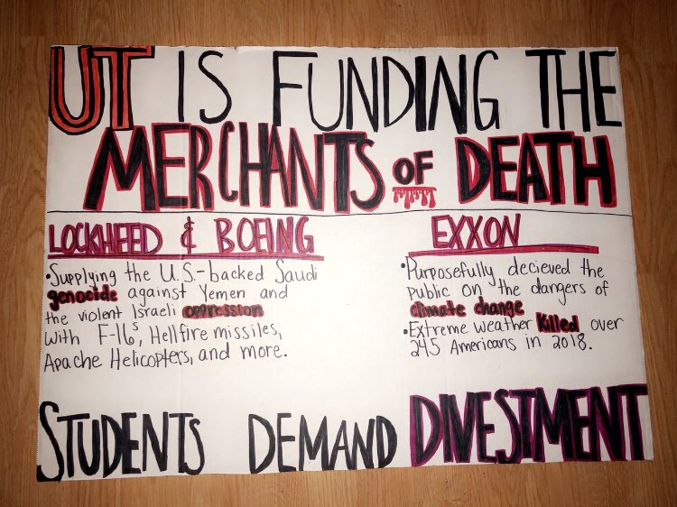 divest_ut's tweet image. Today we showed @utsystem that we are taking divestment very seriously. 

@gregfenves even defended genocide-complicit corporations straight to our faces. This is unacceptable.

Students will not rest until @UTAustin divests from ALL unethical corporations. 

#UTDivest