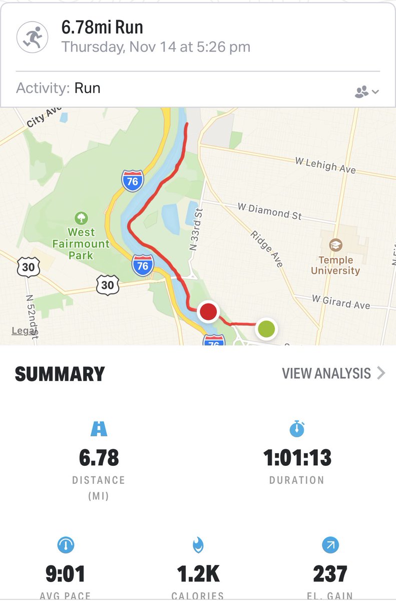 Radio1045Johnny's tweet photo. One more hard run (for me) before full marathon taper takes effect #RunWithRadio1045Johnny https://t.co/kFTXDTHZ6w