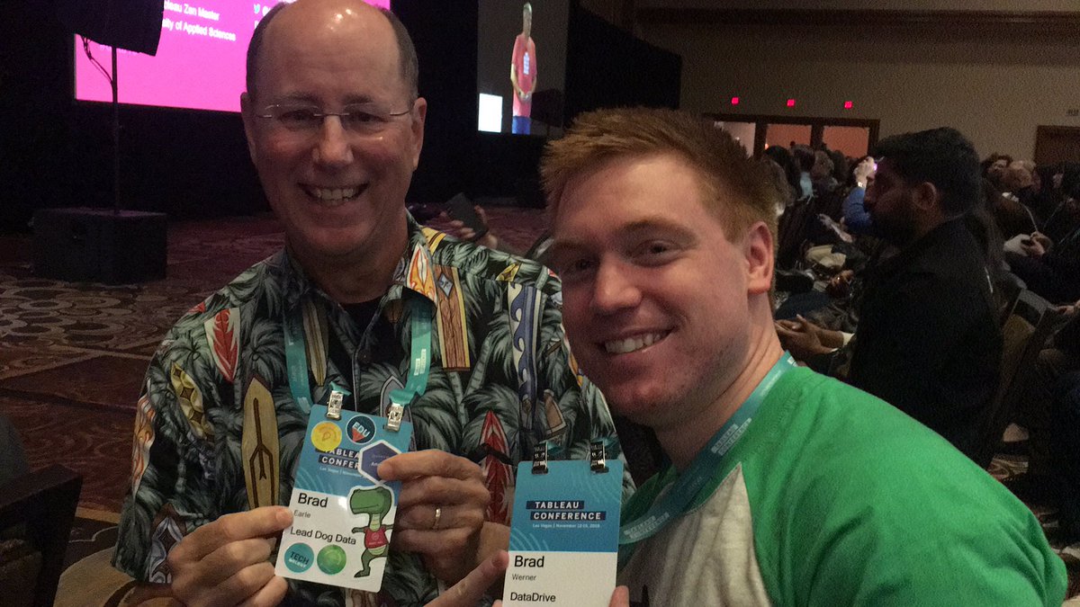 vzwiz's tweet photo. Brads at conference! @Brad_Werner #data19 #gsotug #piedmonttug https://t.co/GlrBWGnxpI