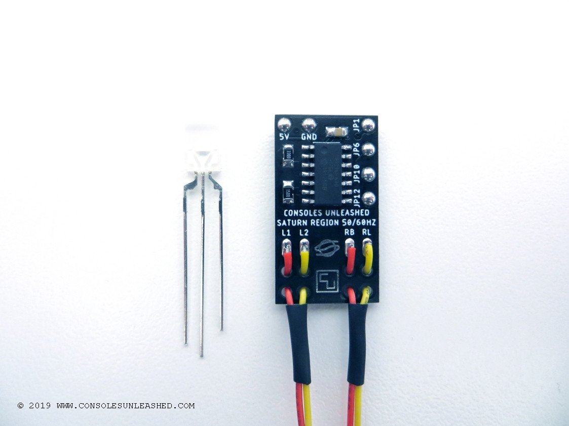 ConsoleMods's tweet image. #Sega #Saturn VA1 #switchless region mod using my new Saturn mod board. All current online guides are junk so I worked out a better wiring scheme. No lifted pins or crushed wires. #ConsoleModding #ConsoleMods #32Bit #SegaSaturn #RegionMod #RegionFree #50Hz #60Hz #OldSchoolGaming