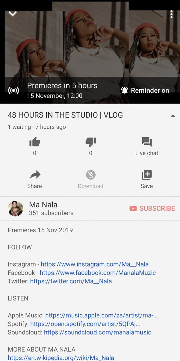 Ma__Nala's tweet photo. DOING A DOUBLE DROP AT 12 NOON TODAY 🚨✨🌞 SUBSCRIBE TO MY CHANNEL https://t.co/jSi2uz8res https://t.co/i8JAhCoAun