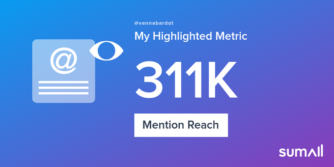 My week on Twitter 🎉: 26 Mentions, 311K Mention Reach, 485 Likes, 51 Retweets, 188K Retweet Reach. See