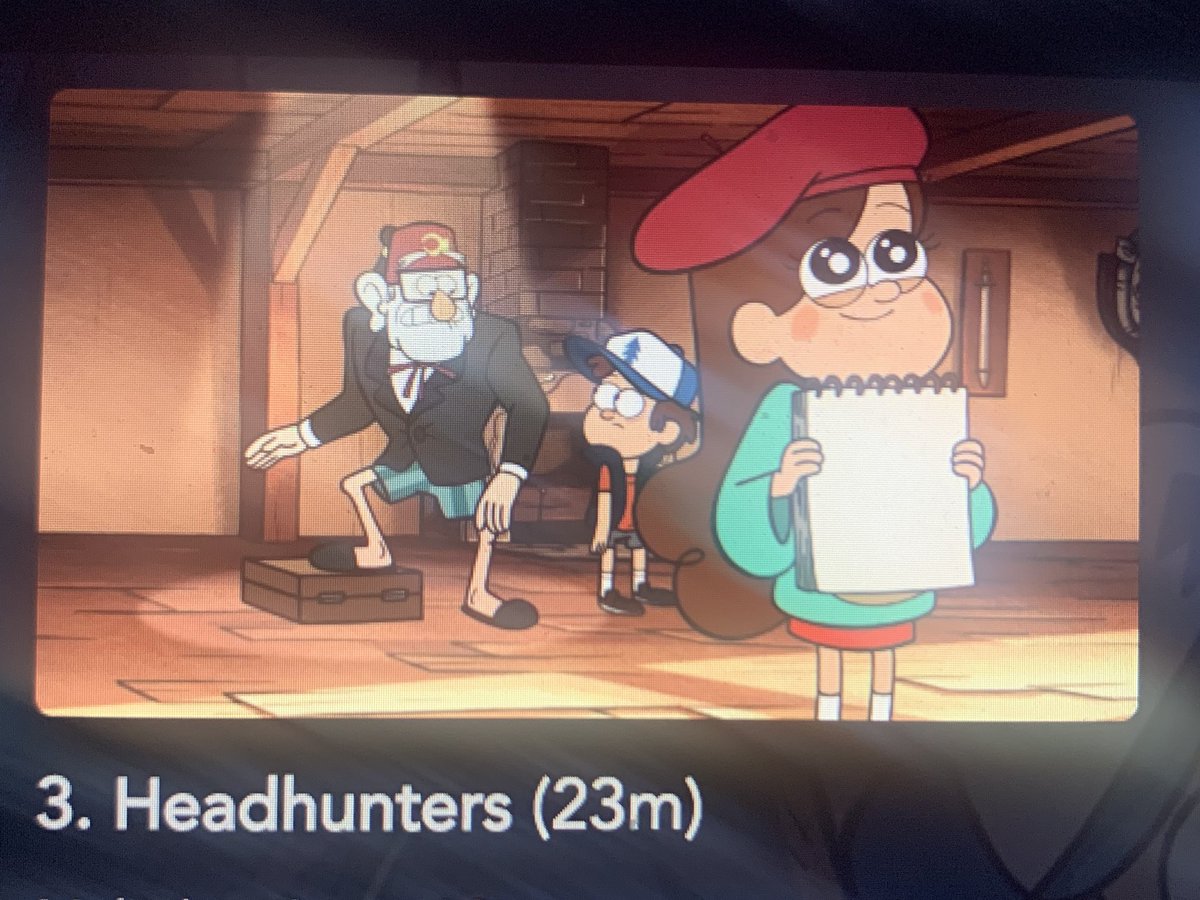 Lol apparently the geniuses over at Disney+ decided to remove Grunkle Stan’s fez symbol for no reason, but then accidentally left it in the thumbnails because even they can’t keep track of what they’re pretending to be concerned about this week #DisneyMagic