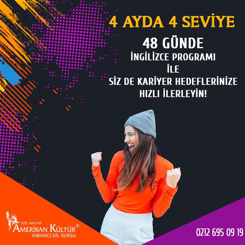 48 Günde İngilizce Programı ile Siz de, Kariyer Hedeflerinize Hızlı İlerleyin!

Detaylı Bilgi İçin:0 212 695 09 19
amerikankulturavcilar.com/48-gunde-ingil…

#avcilaringilizcekursu #avcılar #48gündeingilizce #ingilizceöğreniyorum #ingilizceeğitim #ingilizcekursu