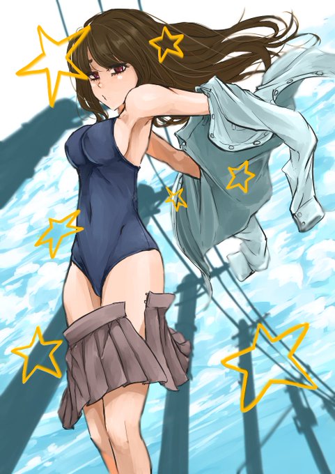 寒いので夏っぽい絵を描きました。 