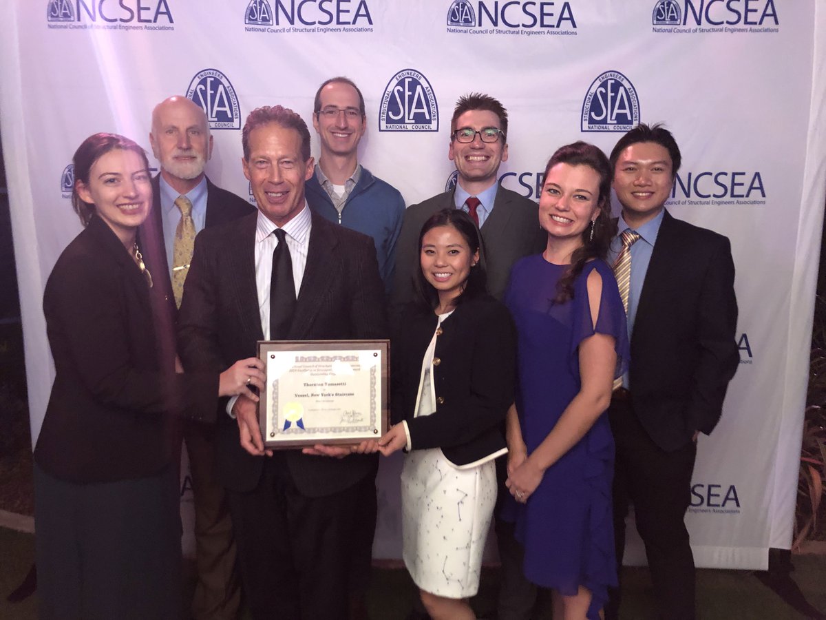 william_bast's tweet photo. @ttinc staff from NY, CA, and IL at @NCSEA in Disneyland for the Annual Summit, with Best Project Award for Vessel: https://t.co/DmM6MLk28T