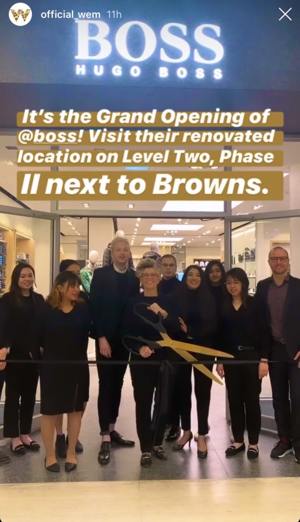 WilliamsEngCA's tweet image. Congratulations on the grand opening @HUGOBOSS! Another @Official_WEM store that we had the opportunity &amp;amp; pleasure to serve! #retail #yeg #greatengineering #engineering #grandopening #shopping