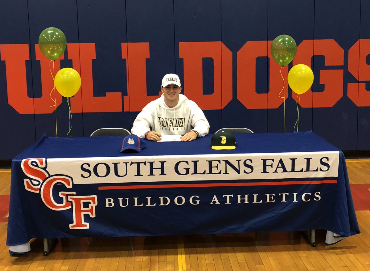 Congratulations <a href="/ConnorBovair/">Connor Bovair</a> for making it official today for you to join the <a href="/SienaBaseball/">Siena Baseball</a> family.  💚⚾️💛