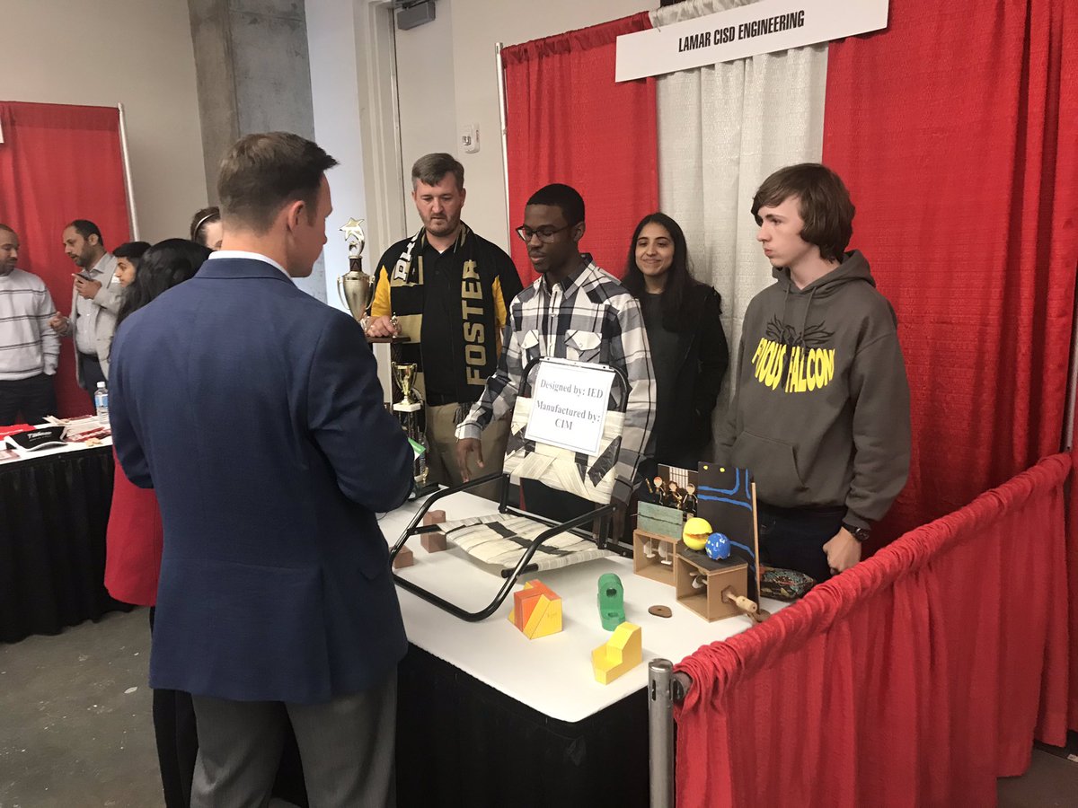 <a href="/Foster/">Foster</a> Engineering represented LCISD well at the Fort Bend Chamber of Commerce Future Technology Expo. Great exposure for <a href="/LamarCISD/">Lamar CISD</a> engineering!