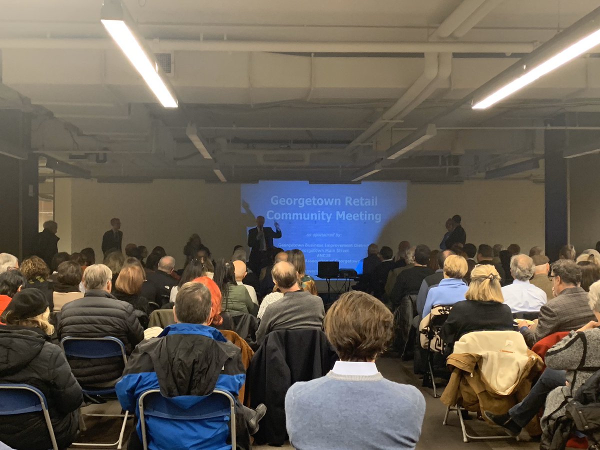 It was a pleasure to welcome over 200 people, both residents and business owners, to the Georgetown Retail Community meeting tonight. It’s important to discuss how we can attract business back to the commercial corridors in Georgetown.
