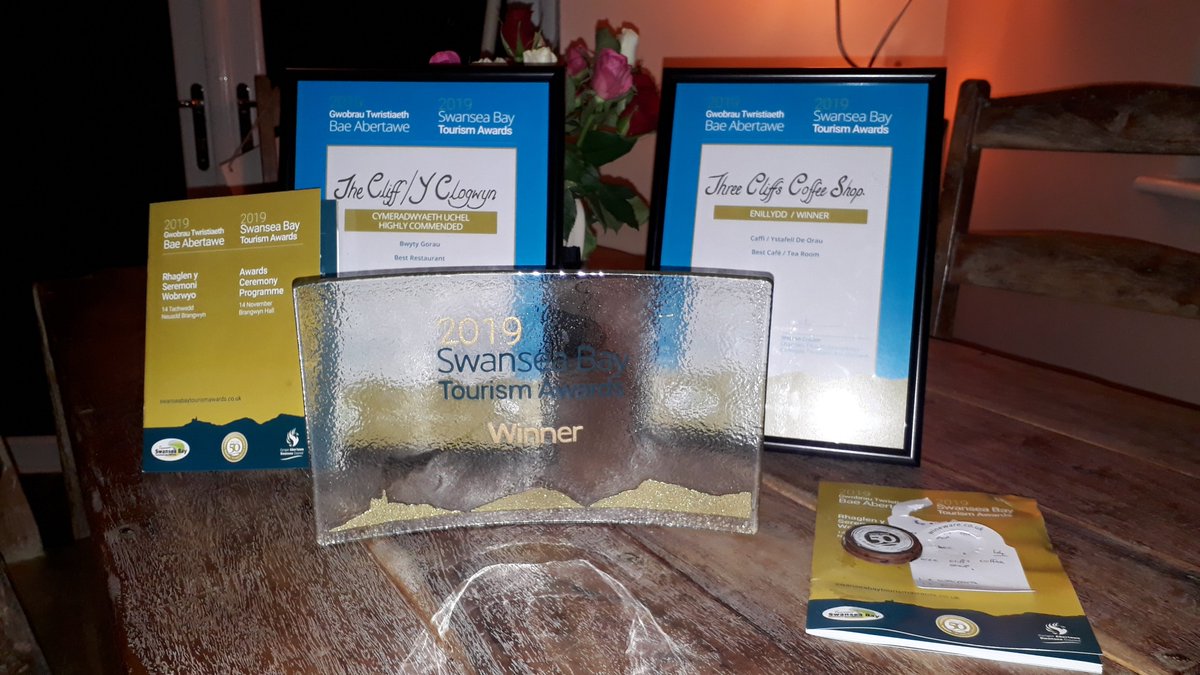 THANK YOU! All our customers, all our staff, all who understand what we are about. Food is our life and taste is our quest. Best cafe Swansea Bay, Highly commended Y Clogwyn! Our team will drive on. Open 9am just for a cuppa...All welcome...