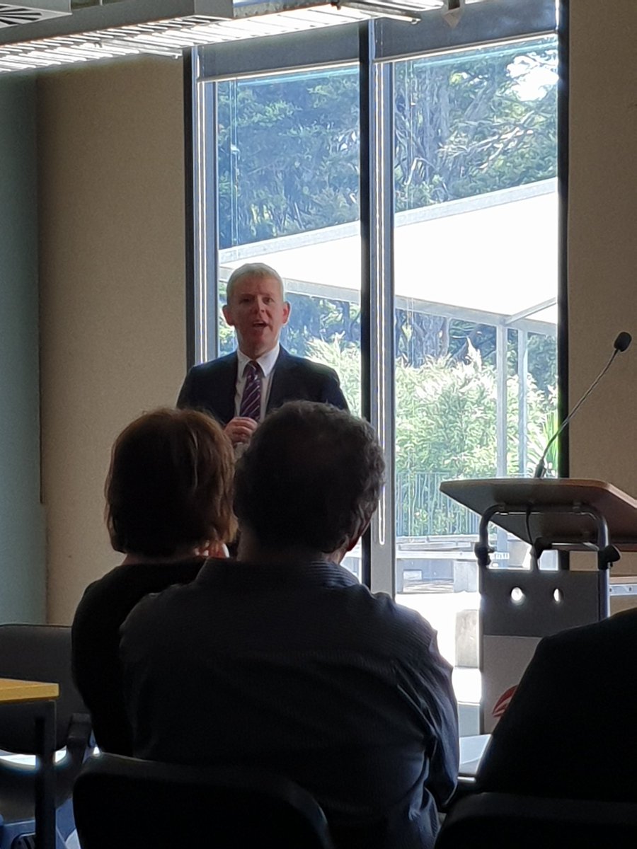 Minister Chris Hipkins sharing his Tomorrow's Schools and future thinking at #asdapa2019