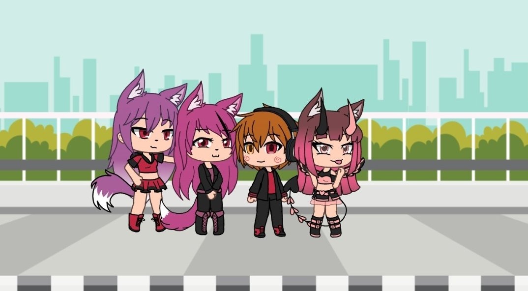 VixenXP's tweet image. Fun fact》

Lyric &amp;amp; Fallen use to be really good friends but no one knows why they hate each other now

??? (No one knows who she is yet)
Fallen
Lyric
Stella (spirt that lives in his scythe)