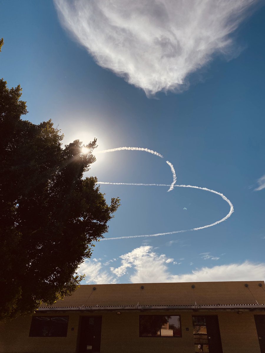 In the midst of a hectic day, we looked up and were reminded that we are #loved!