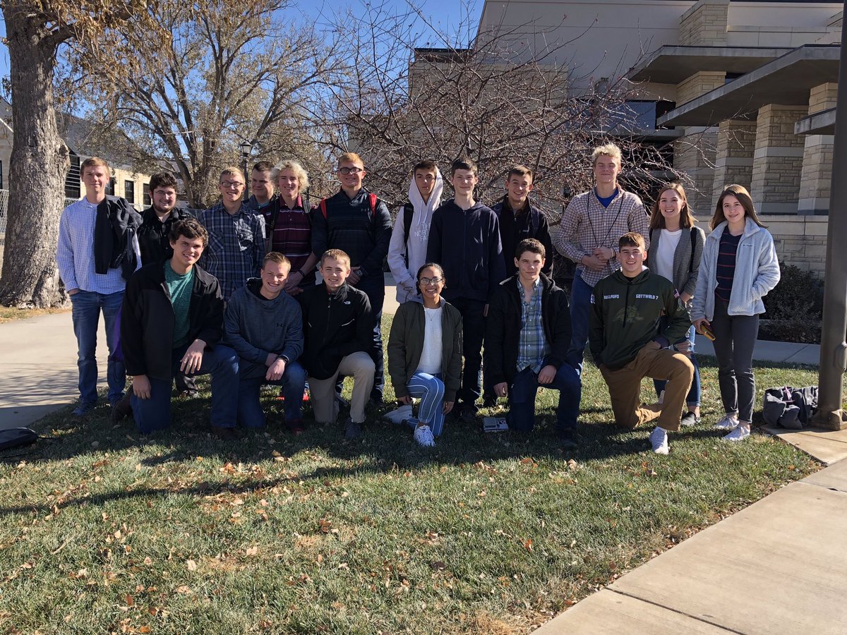 MHSBullpups's tweet photo. Mathletes that competed at the Fort Hays State math contest today and placed 3rd in the 4A-6A division!! #bullpupnation https://t.co/W2AmVJQ7HO