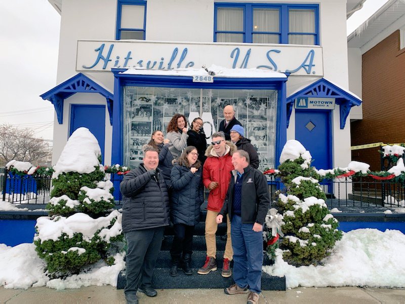 GordonOrr66's tweet photo. Is this thing on? @TWEPI and @visitdetroit belting out Motown tunes during our reciprocal experiential #TwoNationDestination tour with our friends & colleagues #TourismMatters https://t.co/I5RmVn5e1X