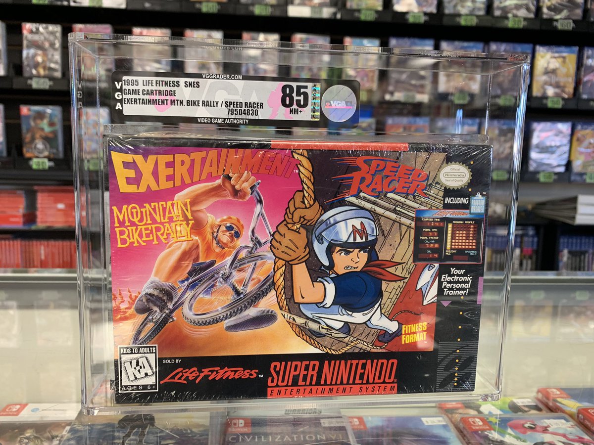 Level7Games's tweet photo. Well, you don’t see that everyday. 🤯 What’s your holy grail? .
.
.
.
.
#rarestuff #snes #supernintendo #exertainmentspeedracercombo #holygrail #showmeyours #collector #nintendo #mobydick https://t.co/6nMGaF05qG