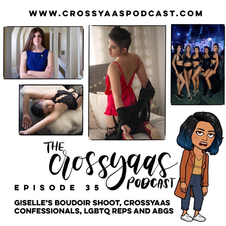 gisellemirasol's tweet photo. New episode of @CrossYaas is up now! I talk my boudoir shoot, LGBT representatives, Lettie’s Story and Kirsten talks ABGs ❤️#crossyaaspodcast #crossdress #LGBT #trans #ABGs #boudoir https://t.co/z1QgMM3wVe