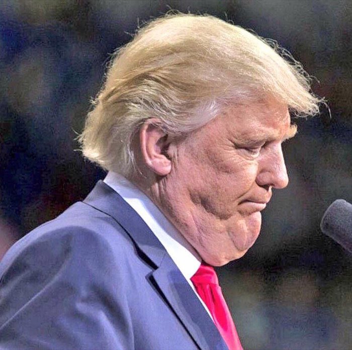Oh, and speaking of necks! @realDonaldTrump loves this picture of his big fat neck! #DerangedDonald #DearPresidentTrump #Fitness #CNN #AdamSchiff