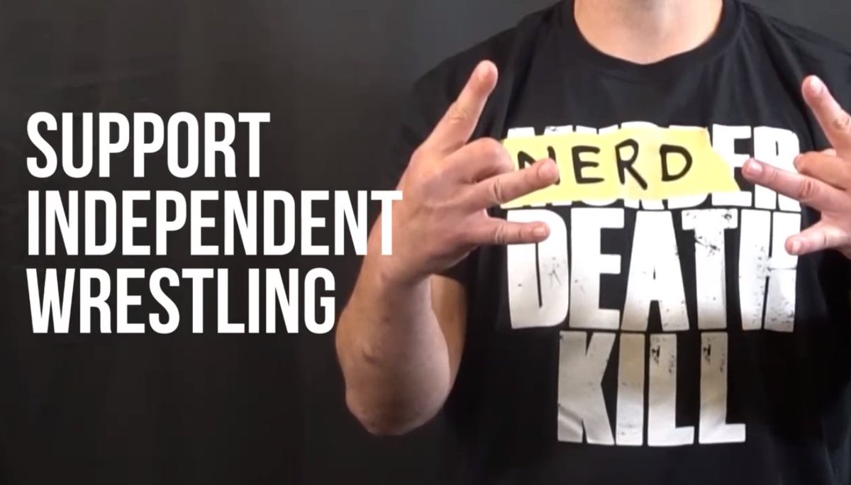 ThatRoseTattoo's tweet photo. Support independent wrestling or MDK will kick your ass!! #UnchartedTerritory https://t.co/pQLvksZxzU