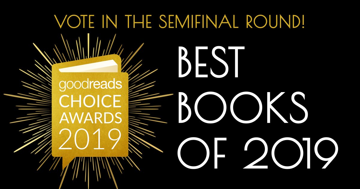 PlainfieldLib's tweet photo. Cast your vote 👍 🌟 📚 for the Best Books of 2019 in the 11th Annual Goodreads Choice Awards semifinal round! https://t.co/FPxBrOg6ZR https://t.co/2OAhTSoMYo