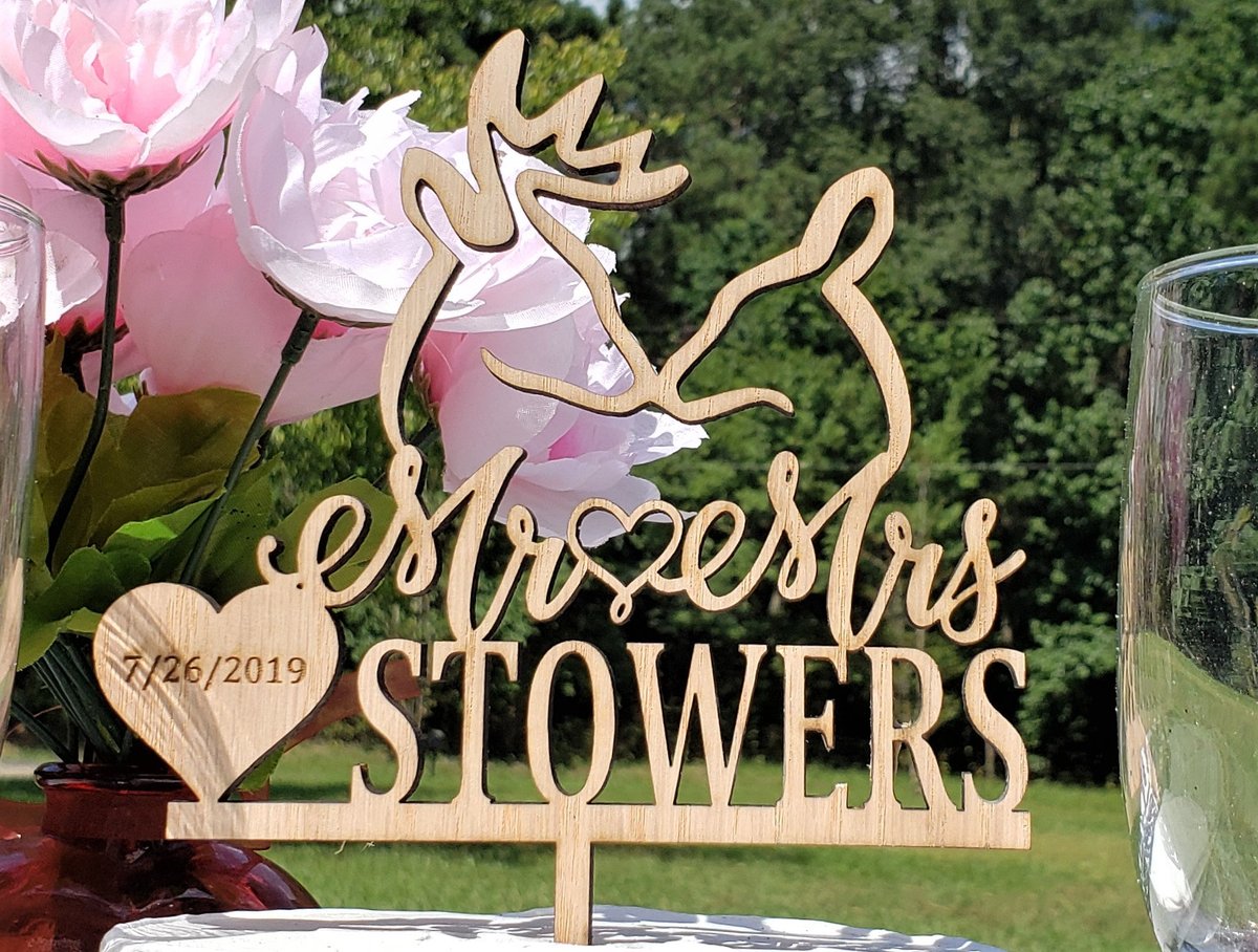 CreativeLabsCo1's tweet photo. Excited to share the latest addition to my #etsy shop: Deer Personalized Wedding Cake Topper, Buck and Doe Wedding Cake topper, Mrs and Mrs Cake Topper, Country Wedding Cake Topper https://t.co/wdGCGxRqMD #weddings #decoration #wedding #weddingcaketopper #huntisover #h https://t.co/9Y7txCkPQw