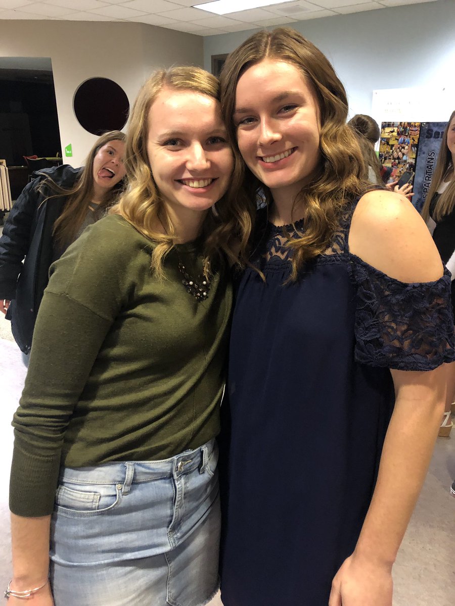Congrats to Lady Spartans Maddie Rettler and Sidney Paulson on signing their letters of intent to play at Upper Iowa and Winona yesterday.  Both earned all state honors as well!  Rettler Honorable Mention and Paulson 2nd Team!  Way to go ladies! <a href="/athletics_bend/">小茵茵个人❤️</a>