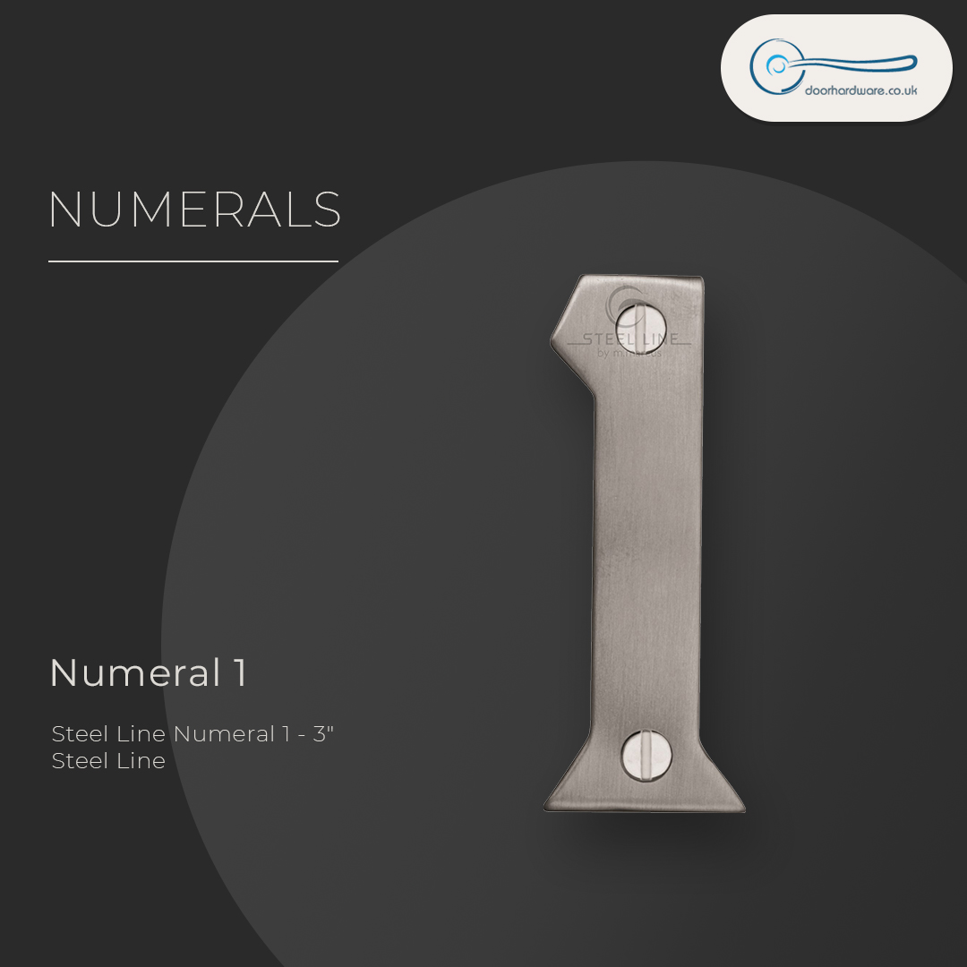 doorhardwareUK's tweet photo. NUMERAL 1
Steel Line Numeral 1 - 3" Steel Line
Visit us: https://t.co/270YsRfSXH
.
.
.
#doorhardware #SteelLine #StainlessSteel #SatinChrome #favour #chromefinish #share #comment https://t.co/RlUDd9KXTf