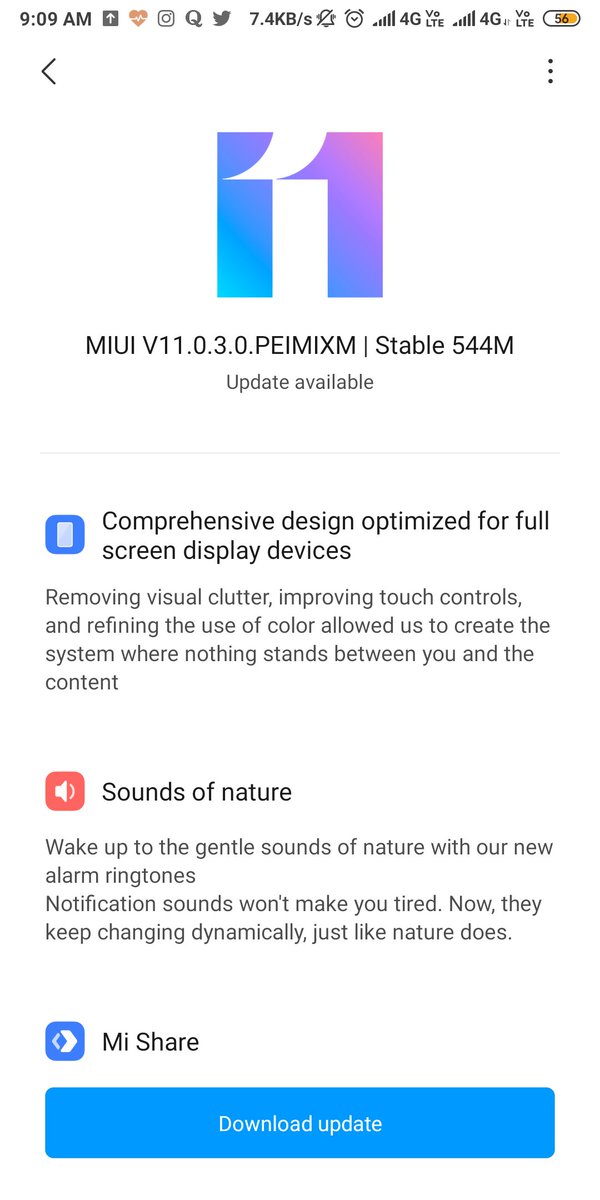Amanullah_Ans's tweet image. Got MIUI 11 update in Redmi Note 5 pro 

Check your Phone🥰

New video coming up ☺️☺️

#MIUI11
#RedmiNote5pro #miuiupdate #tech
@stufflistings @GoswamiTechie @miuirom @XiaomiIndia @MIUI_India