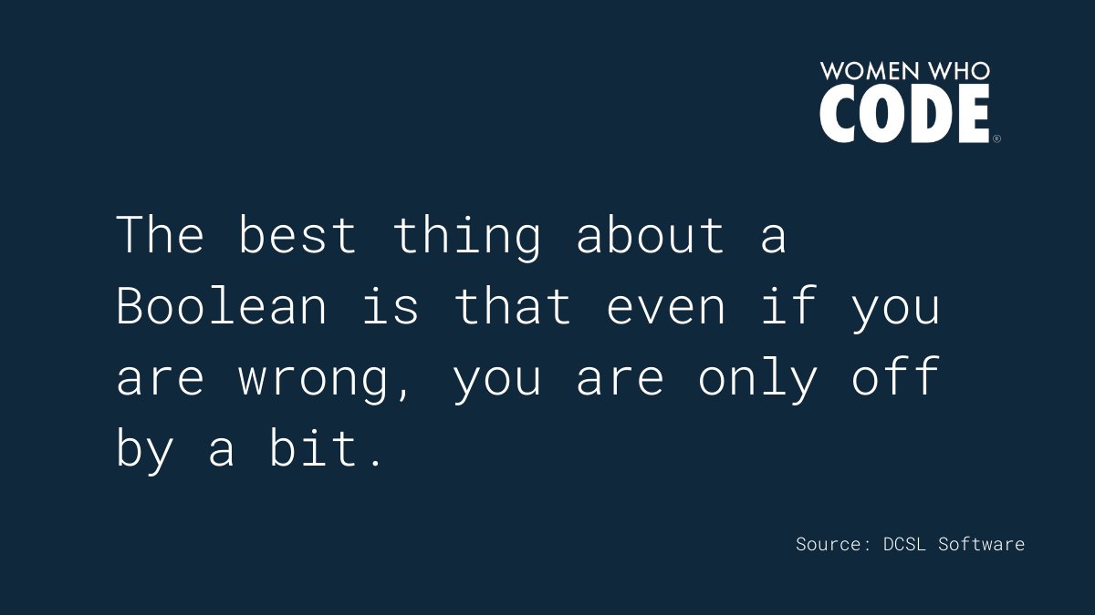 WomenWhoCode's tweet image. 🤣 Who loves #programming humor? 

#datascience #womenwhocode #binary