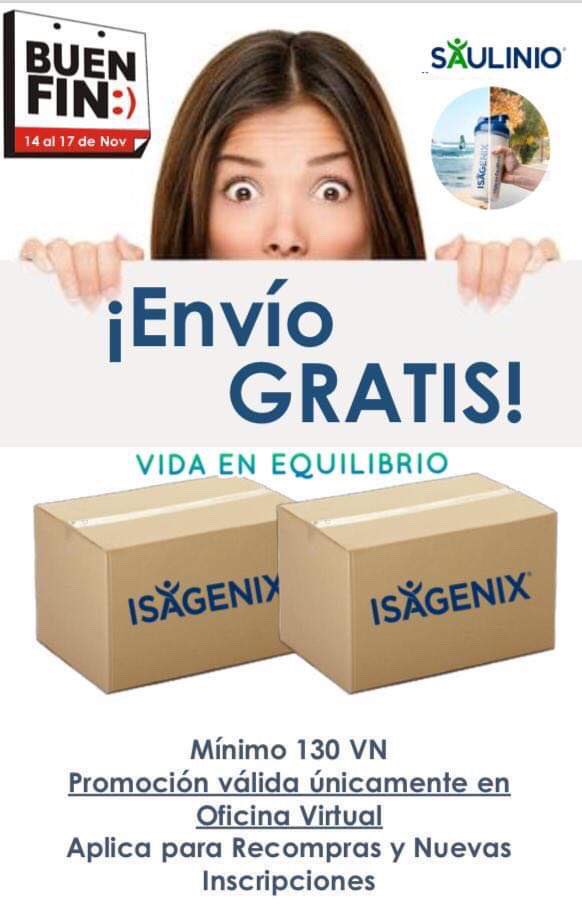 Sahulinio's tweet photo. Llego el #BuenFin a #isagenix 
 #Nutrición Premium para toda la familia https://t.co/tKjgQ9gzya