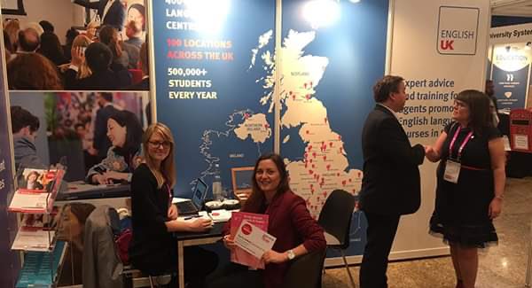englishuk's tweet photo. Last week the English UK team were championing #UKELT at ICEF Berlin.
Discover some of their event highlights:
https://t.co/Kt387pkhlh
#EducationisGREAT #ICEF19 https://t.co/YKXkS9MyI0