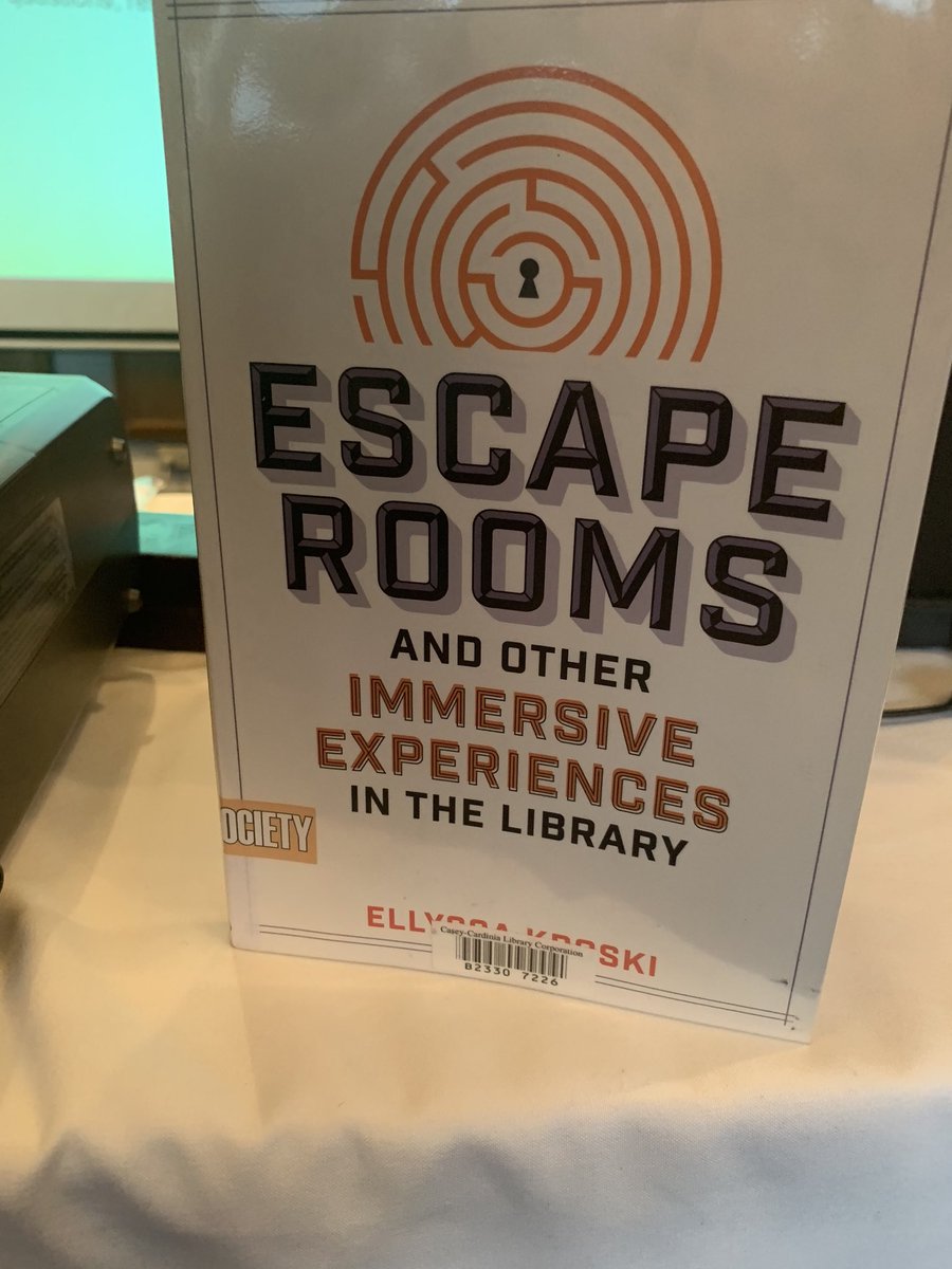 GabzzC's tweet image. It was great to hear Nikki speak about her experience with running a Harry Potter escape room! So much effort but it is well worth it 🧙‍♂️ #LibTech19 #escaperooms