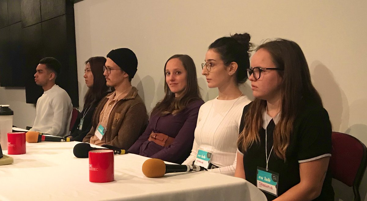 cbcjulia's tweet photo. So happy to be surrounded by such vibrant, thoughtful people at our #CBCAsks event in Lennoxville. Tune in to Quebec Am for some of their stories about the challenges of youth employment for English speaking Quebeckers. #colabqc https://t.co/t4ayMbwTrZ