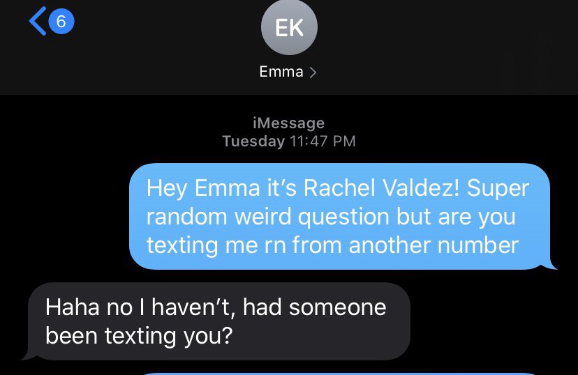 This tweet is for my insta gals: at first I thought this was a prank txt but human trafficking stuff has been extra relevant lately, I got 2 unknown numbers texting me both knowing names that I had on my Instagram wanting me to meet them places... super sketch, stay safe!!
