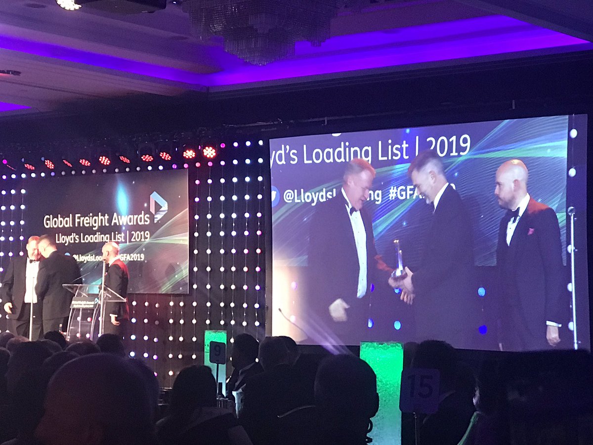 Successful night! Winner of the Supply Chain Partnership Award and ‘highly commended’ in Employer of the Year. Well done to everyone involved <a href="/MetroShipping/">Metro</a>