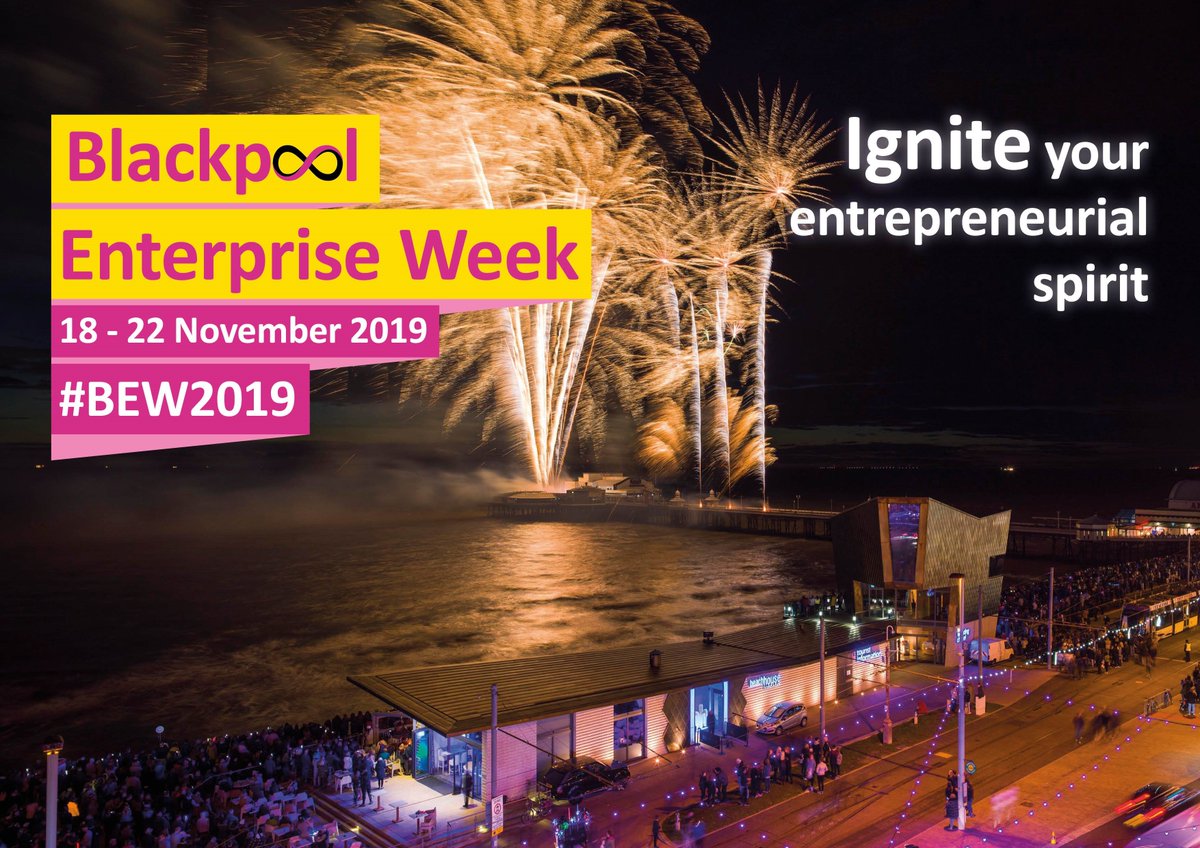 BlackpoolUnltd's tweet photo. 11 FREE workshops/events 18-22 November (inc a bundle of lunchtime networking sessions) there’s something for every #startup/new business/anyone in business, from #digitalmarketing to managing #tax, #businessadvice to idea #development sessions #BEW2019 👇https://t.co/ev7Of1xK7B https://t.co/l8vmjbyqka