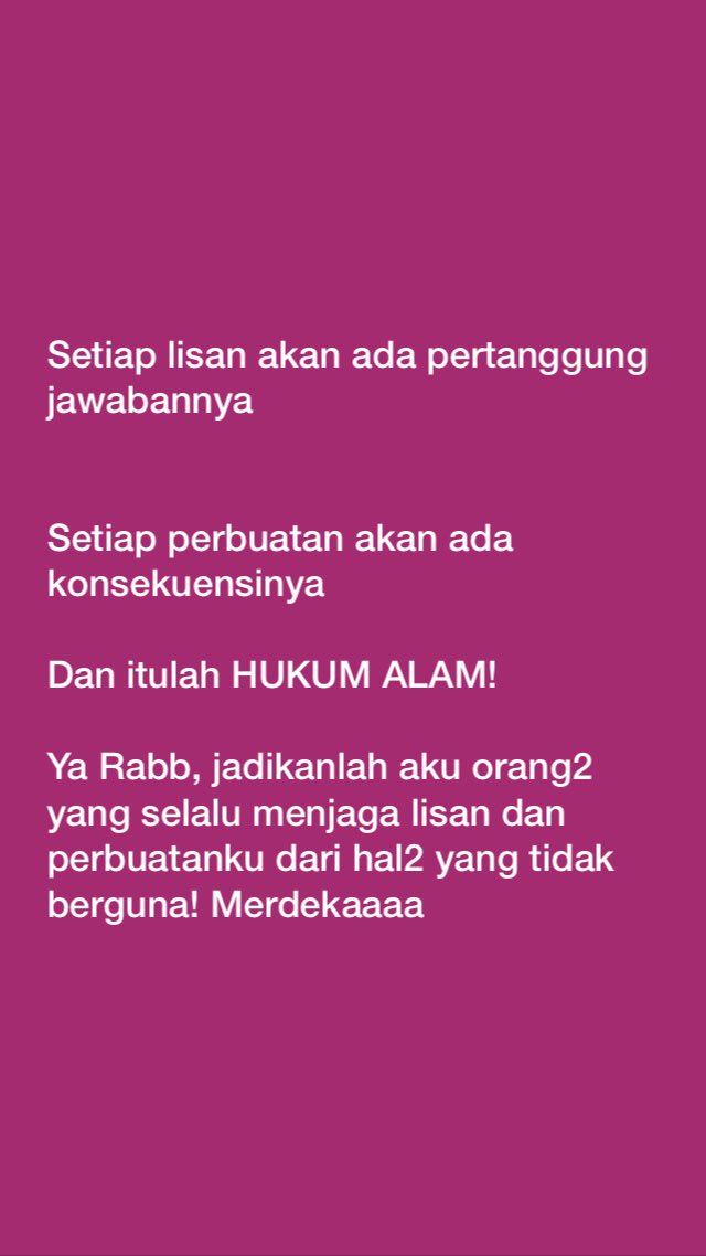 MudaNurmansyah's tweet photo. JAGALAH HATI, LISAN &amp; PERBUATAN !! https://t.co/7yDbmNH8pg