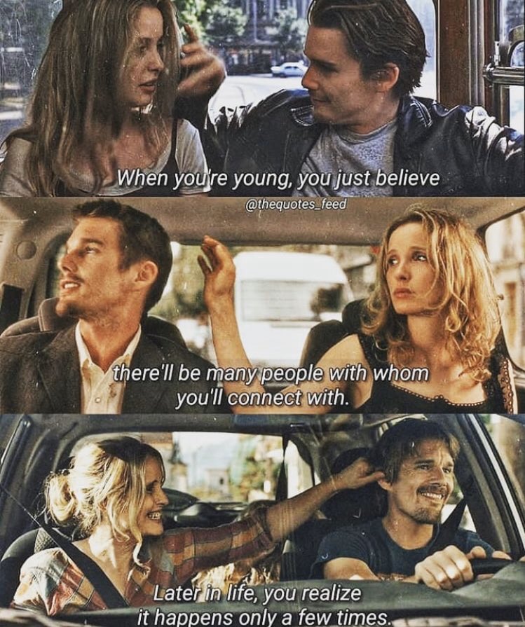 LaythSlewa's tweet photo. Although this movie is one of the most boring this I’ve seen in life. But it’s damn right!
#beforsunset #ethanhawke https://t.co/8W3KACrIBI
