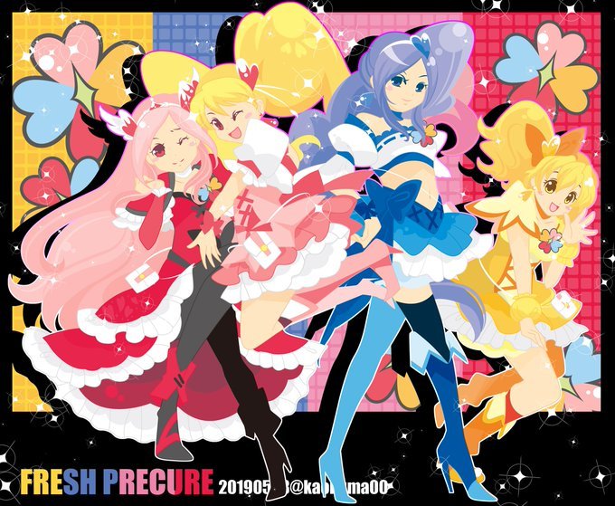 ニチアサエイト على تويتر 今年いっぱいめでたい フレッシュプリキュア10周年 ありがとうがいっぱい ほか フレッシュプリキュアイラストまとめ T Co Xdryngklma