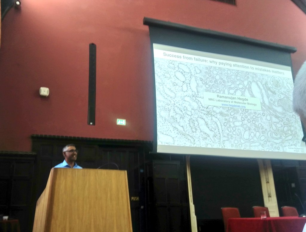 symBLS19's tweet photo. We are kicking off the first session of the day right now with a great talk from Dr Ramanujan Hegde of @MRC_LMB #SymBLS19 https://t.co/dhjmV3LvCJ