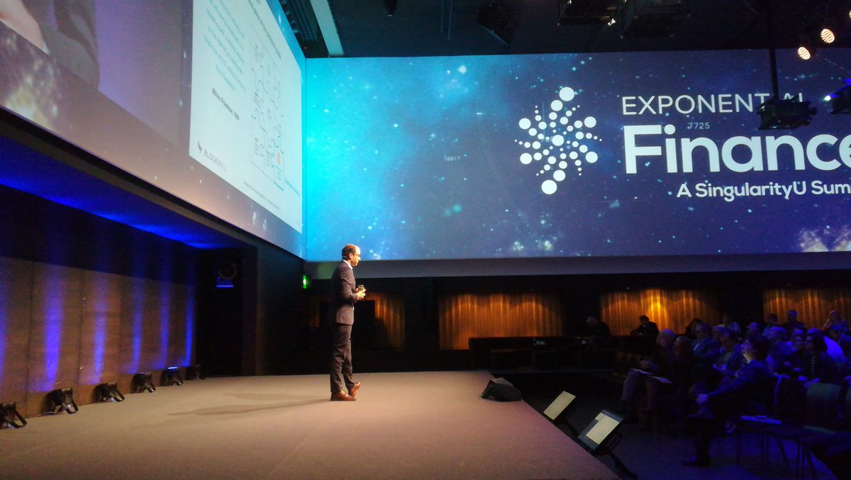 #Criptocurrency time at #xFinance Summit with @lapiarius 'Blockchain has the potential to disrupt disruptions' #blockchain #disruption #exponentialtechnologies @talentgardenen