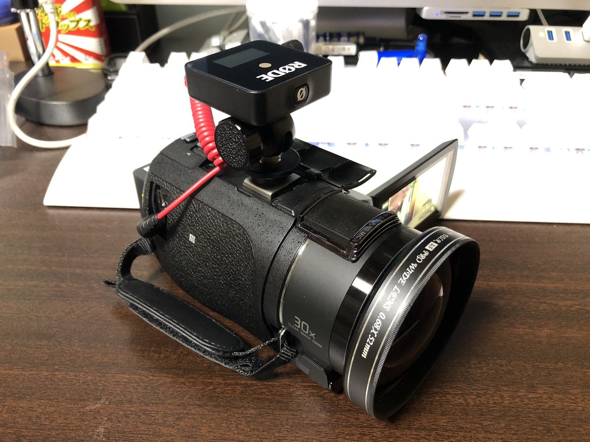 hellcam0831's tweet image. こんな感じか〜✨ええヤン😍✨👍
#RODEWirelessGO
#SonyAX45 
RODE Wireless GO