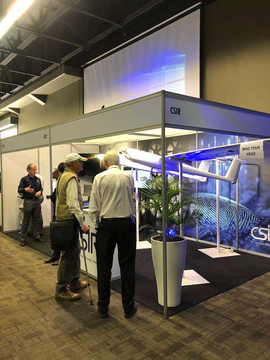 CSIR's tweet photo. Visit the #TeamCSIR stand today at the @CSIRICC as we showcase our radar, optronics and aeronautics capabilities at the Aerospace, Maritime and Defence Conference 2019 #AMD2019 https://t.co/eEdCMiSVOj