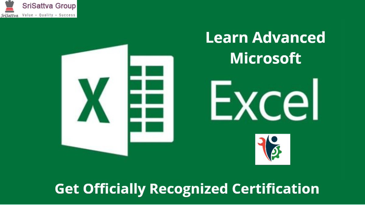 uLektzskills's tweet image. Learn Advanced Microsoft Excel and Get Officially Recognized Certification
#AdvancedMicrosoftExcel #Certification #srisattvagroup #uLektz #uLektzskills #education #highereducation
bit.ly/2pk3Evk